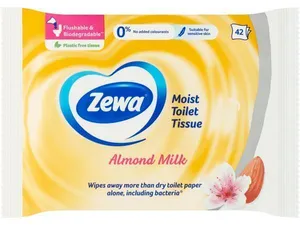 Vlhčené obrúsky, 42ks, ZEWA, kokosové mlieko